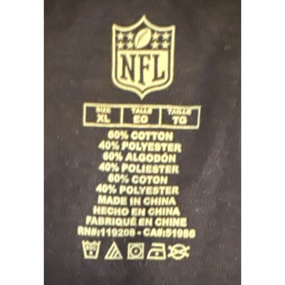 Dallas Cowboys T Shirt Football  XL Navy Blue NFL Logo Helmet Crewneck - Picture 3 of 5